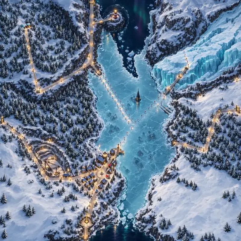 The map of the fjord, revision 2